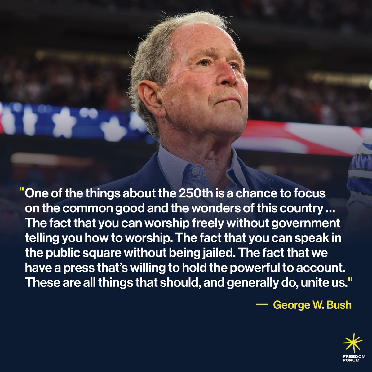 Freedom Forum tweet media