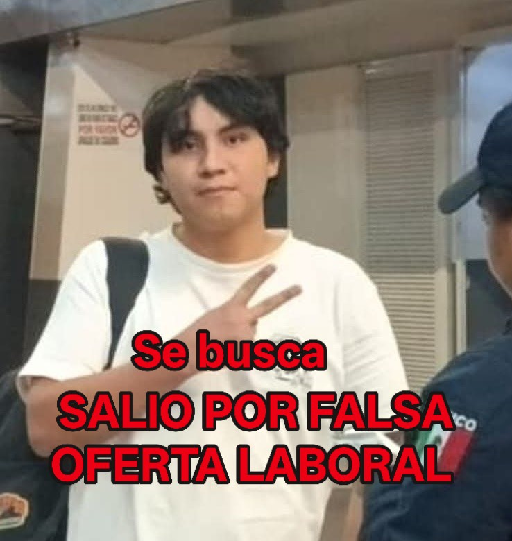 Difundamos por favor 🙏
Llamar al 911, va con promesas de trabajo falsas a león, fue visto por última vez ayer por el centro de Guadalajara. Su nombre José Manuel Martínez Sifuentes y por la tarde se le vio central de autobuses nueva.
Se solicita apoyo para localizar a *José