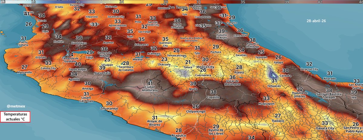 MetMEX | Información Meteorológica y Sísmica tweet media