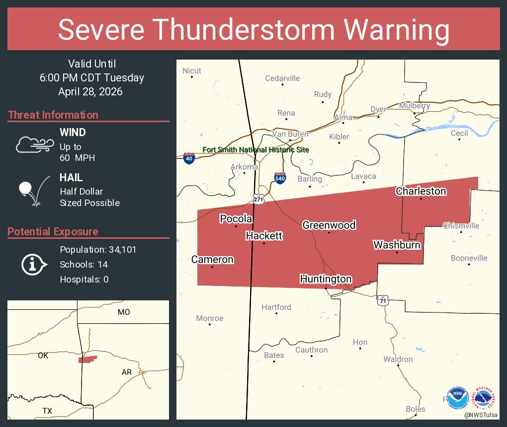 NWS Tulsa tweet media