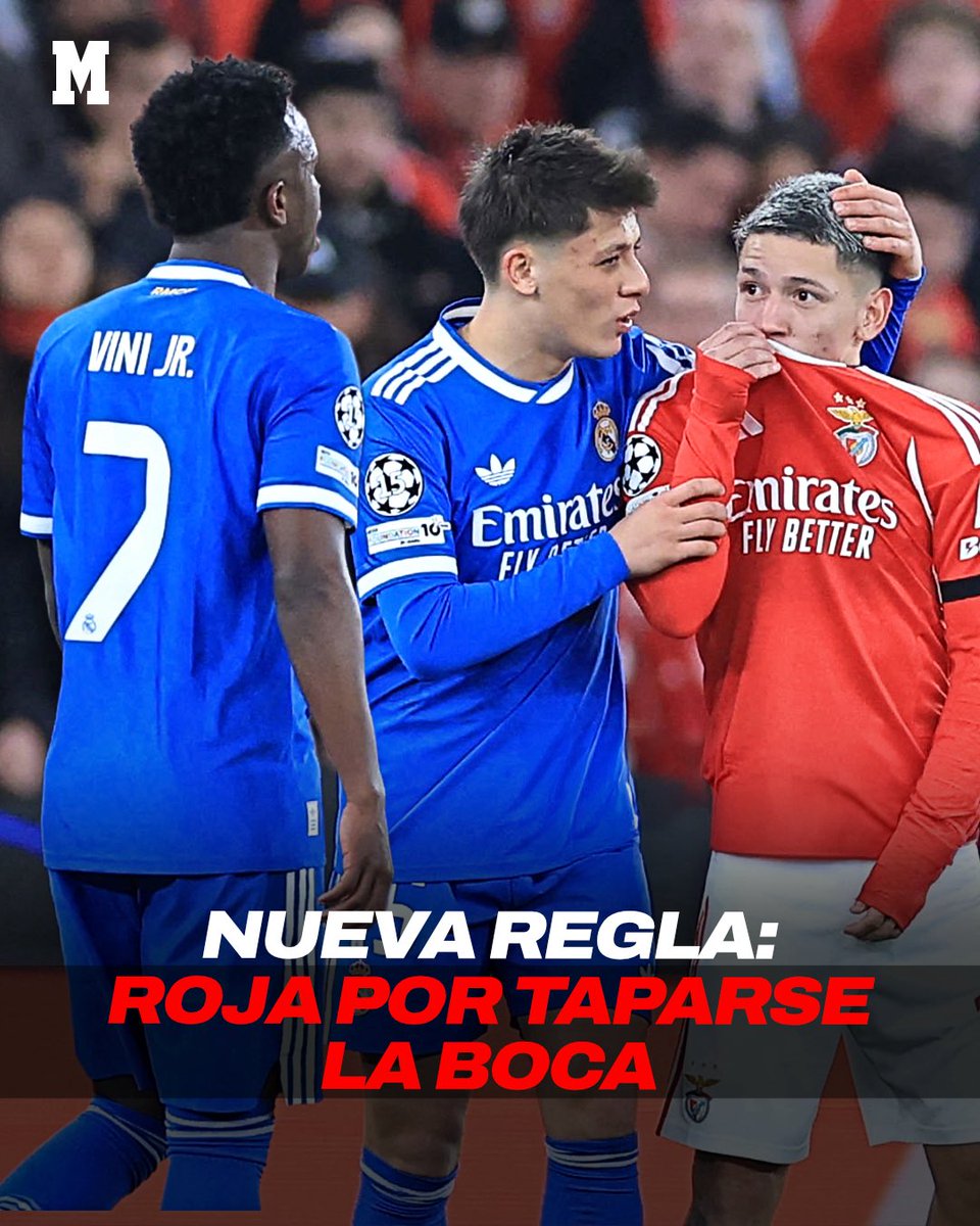 MarcaMexico_'s tweet image. 🚨 ¡El IFAB aprueba nuevas reglas rumbo al Mundial 2026! 

🔴 El jugador que se tape la boca al dirigirse a un rival será expulsado 

🔴 Abandonar el campo en forma de protesta también acabará en expulsión 

#fifa #mundial2026 #futbol #ifab