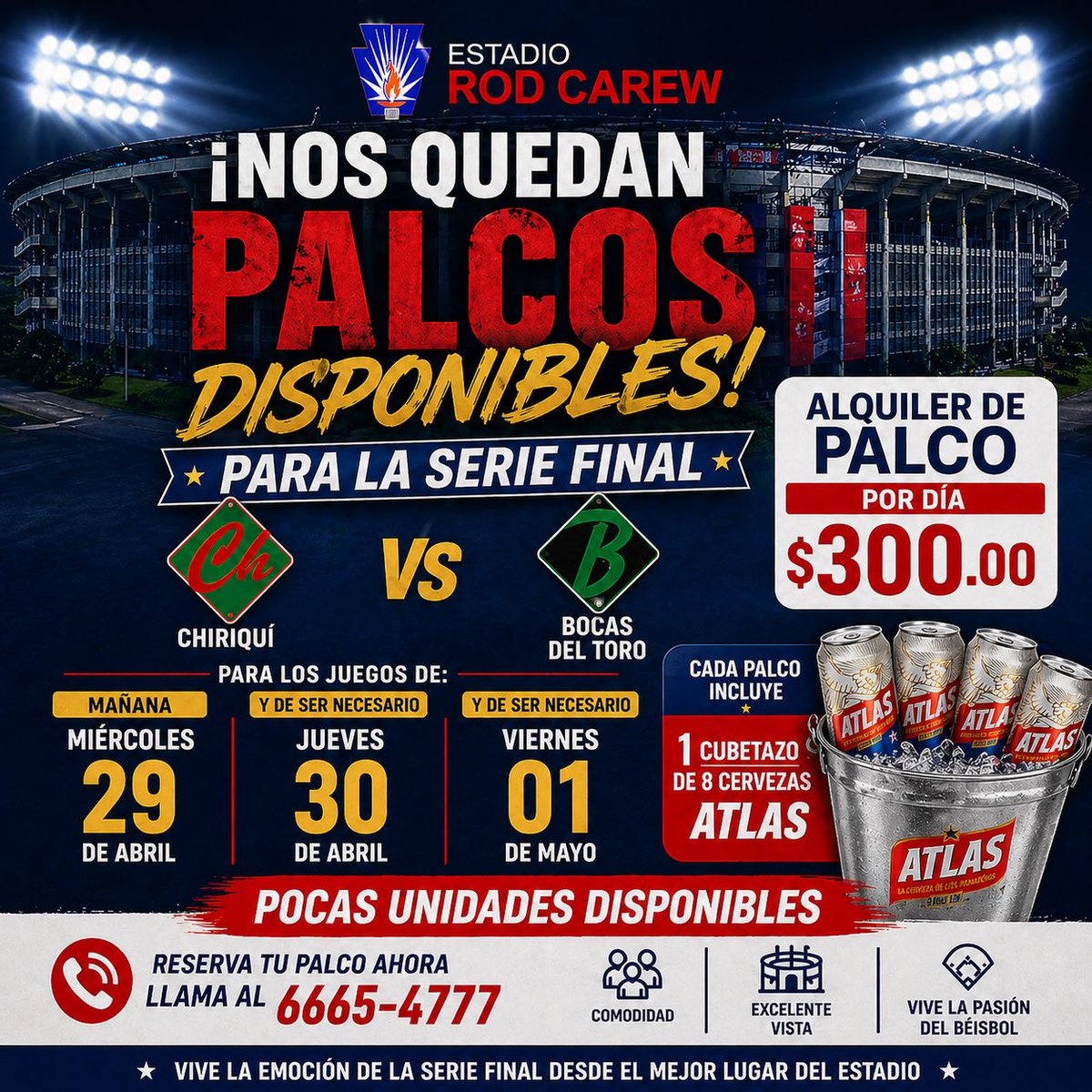 Estadio Rod Carew tweet media