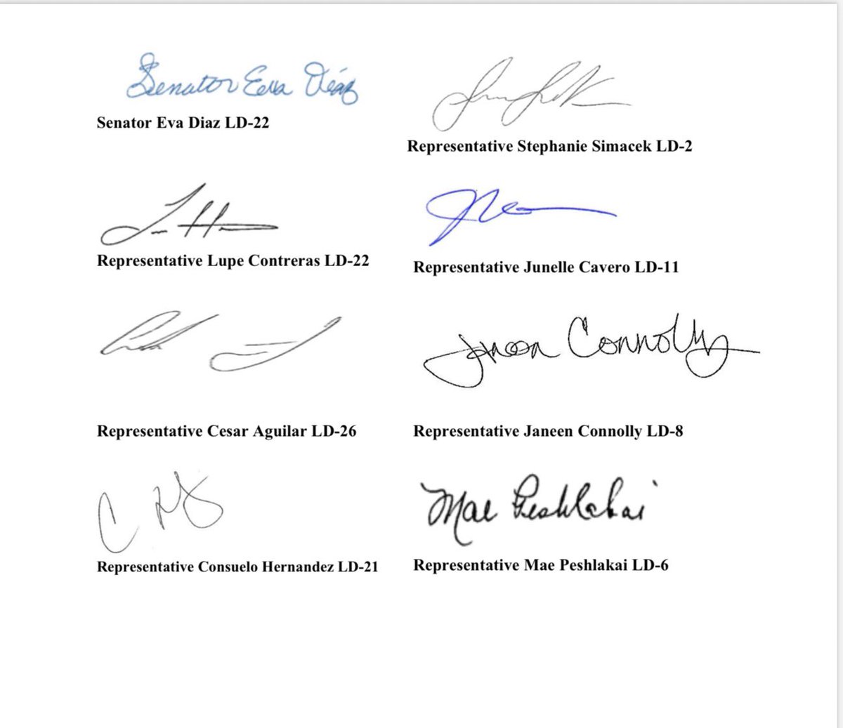 AZ LGBTQIA Legislative Caucus tweet media