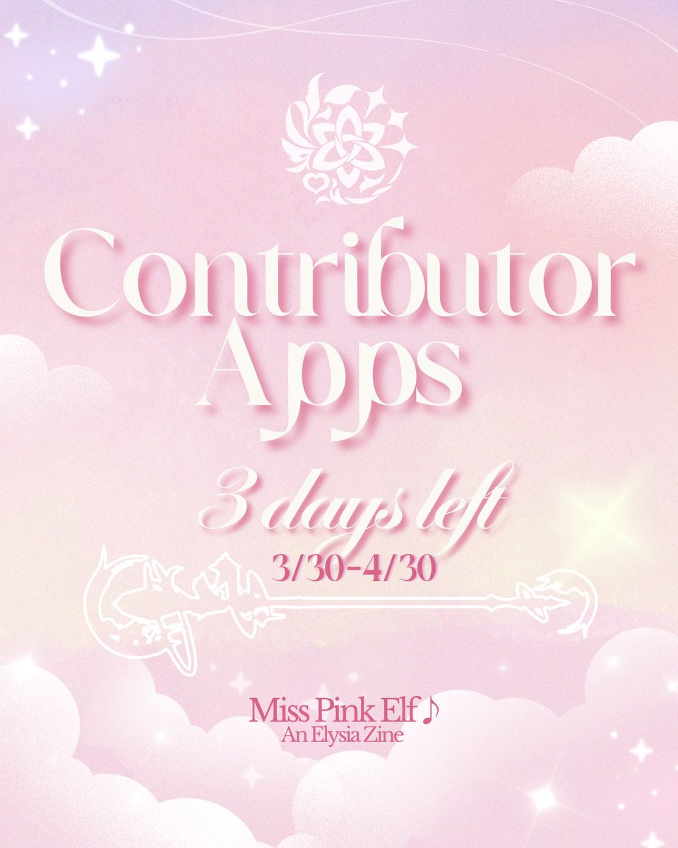 Miss Pink Elf ♪ An Elysia Zine | CONTRIB APPS OUT! tweet media