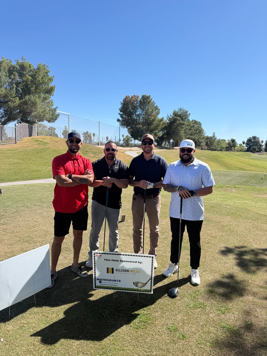 EllisonMillsCon's tweet image. EMC had an amazing day on the course at the MATHCOUNTS Golf Tournament hosted by ASCE, proudly sponsoring STEM programs that inspire future engineers.

 #STEMEducation #FutureEngineers