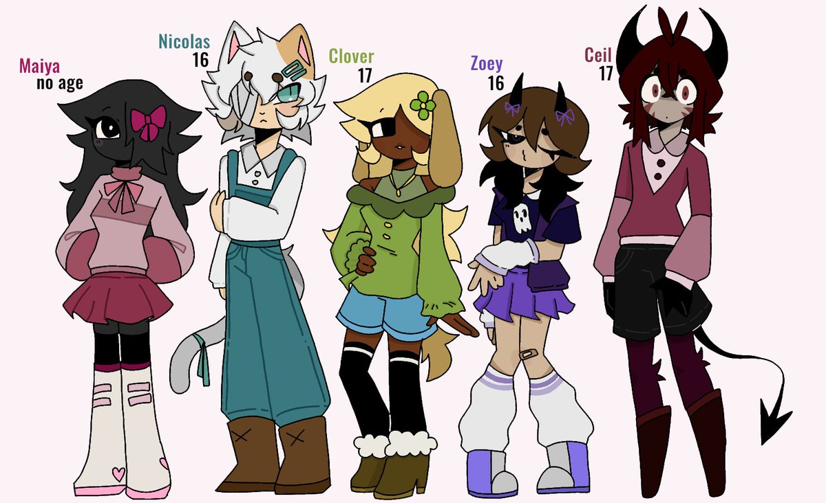 CandiCandi27776's tweet image. VOIDTOWN STUDENTS [1/?]

'The nice kids! They are a bit weird..So what?'

♡

#VOIDTOWN ##smallartist #originalcharacterart