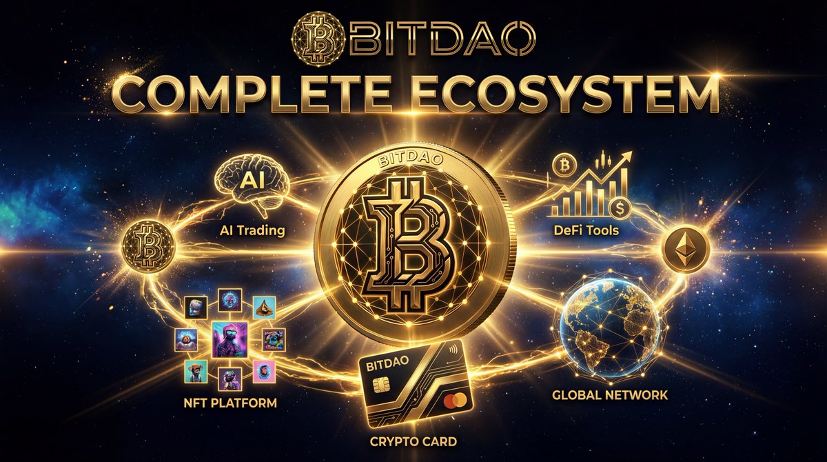 BITDAOpro's tweet photo. 🌌 BITDAO COMPLETE ECOSYSTEM

One platform. Infinite possibilities. ⚡

🤖 AI Trading
💰 DeFi Tools
🎨 NFT Platform
💳 Crypto Card
🌍 Global Network

The most comprehensive Web3 ecosystem! 🚀

#BITDAO #Ecosystem #DeFi #Web3 #Crypto https://t.co/L53ARZVqDc