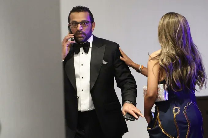 17thletter011's tweet image. Kash Patel is calling 911 🤣
