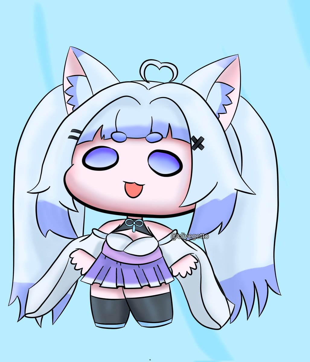Clivegetto's tweet photo. Terminado el Chibi de @MiyuMiyu_VT  #Bawrte https://t.co/GjBkHPbWFj