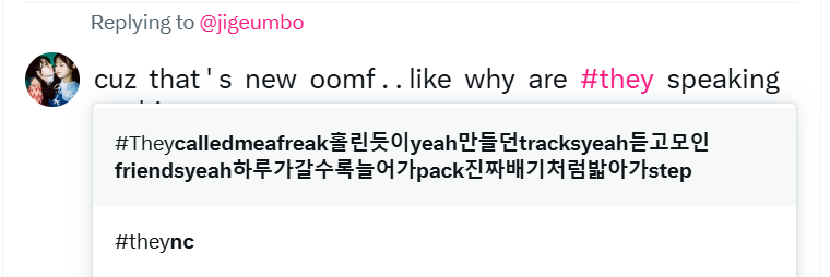 getafknjobndkys's tweet image. while  we ' re  on  the  topic  of  #hashtags  what  the  fuck  is  #this . . .  coers  rlly  put  half  the  2nd  verse  as  a  hashtag ?  😭