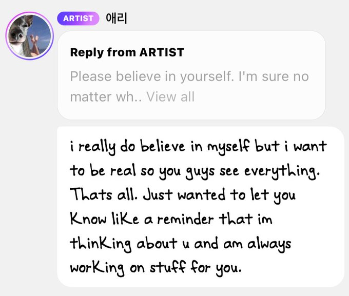 imagine projecting onto a fandom that’s clearly appreciated