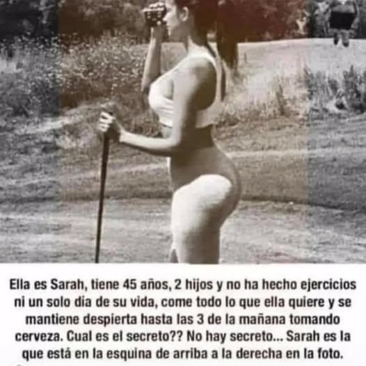 Ella es Sarah..