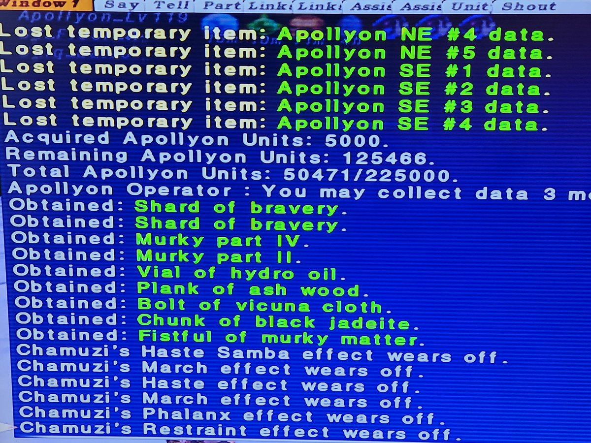 ChamuziOfTaru's tweet image. Pretty nice haul from the lucky chest in #Apollyon

#FFXI