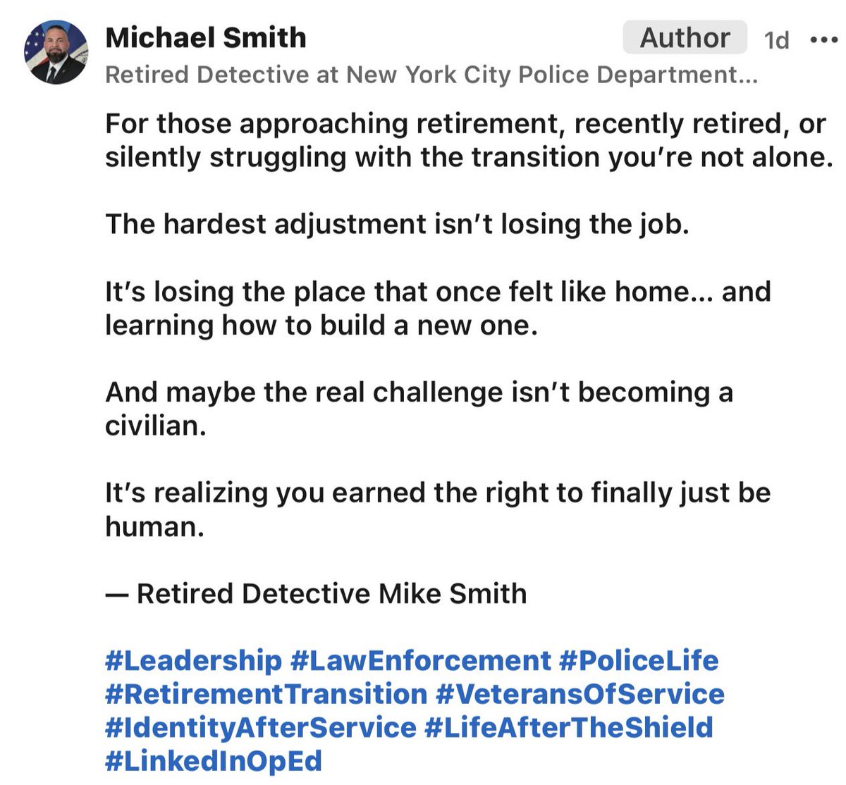 RET. DETECTIVE SMITH tweet media