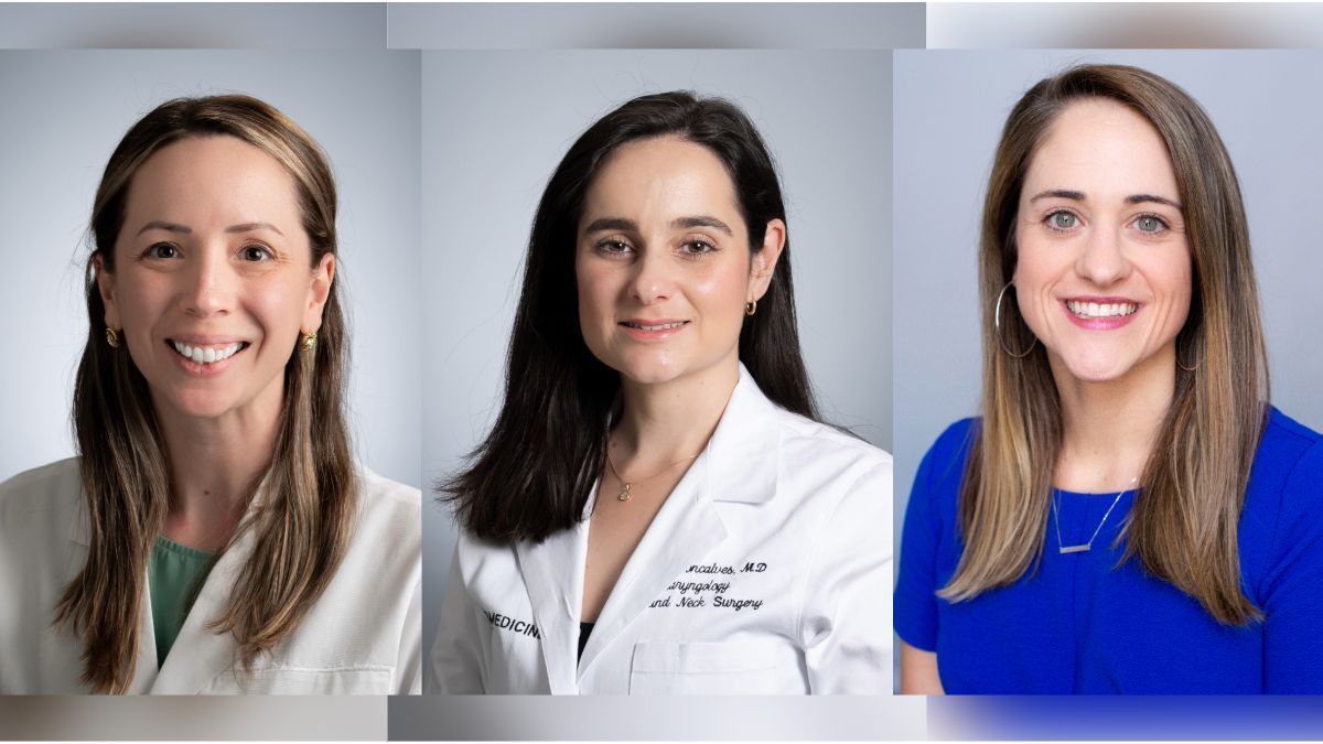 UAB_OTO's tweet photo. Anne Kane, M.D., FACS; Stefania Goncalves, M.D.; and Jessica Grayson, M.D., FACS, faculty from @UABHeersink Dept. of Otolaryngology, were praised by medical students for their teaching and mentorship during a Women in Surgery course!

Read the article: https://t.co/bdMwvKoSBP https://t.co/7RtsuzgybG
