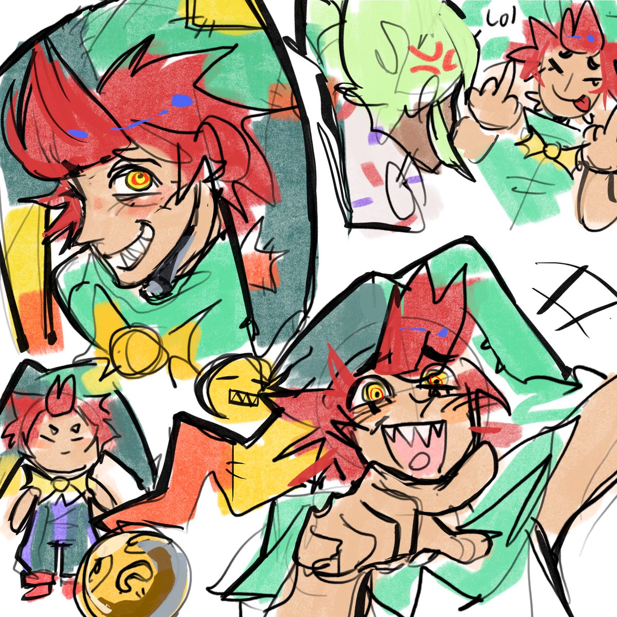 xewiao's tweet image. Oooh jesters save me jesters #chester