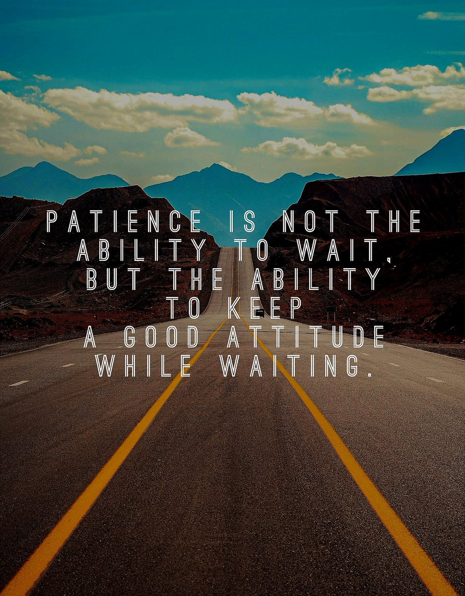 A good attitude 👌