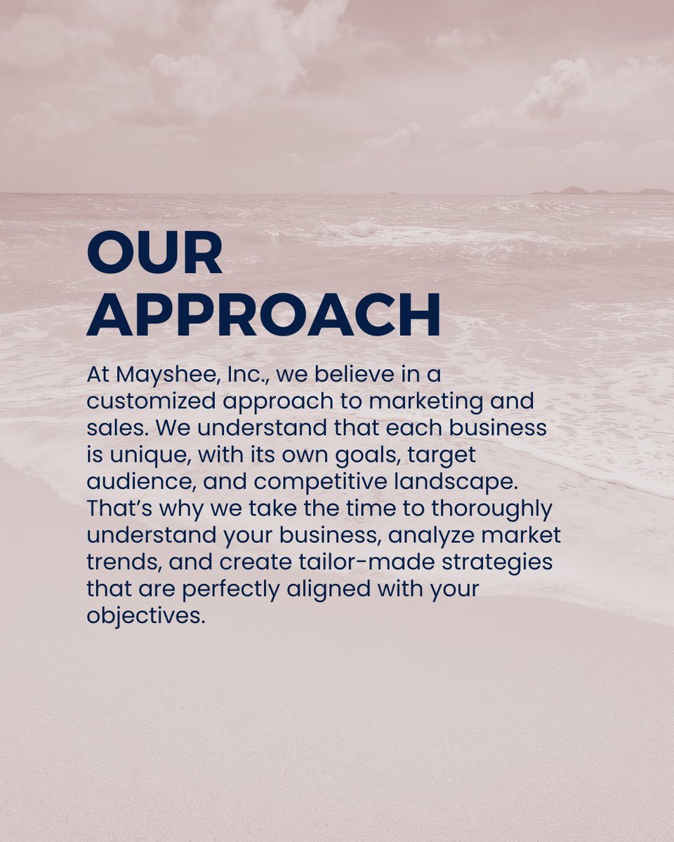 Mayshee_Inc's tweet image. Learn more about Mayshee, Inc.. Schedule a consultation with one of our experts and let Mayshee, Inc. become your trusted partner in business growth and achieving your goals.
-
#salesgrowth #businessdevelopment #maysheeinc