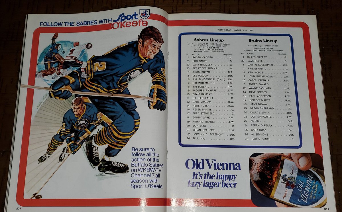 Tonight on What's In Seymour's Desk we have your starting lineups brought to you by Old Vienna. Lets close this thing out! #LetsGoBuffalo 
#OVSplits
#SHK3sDesk
