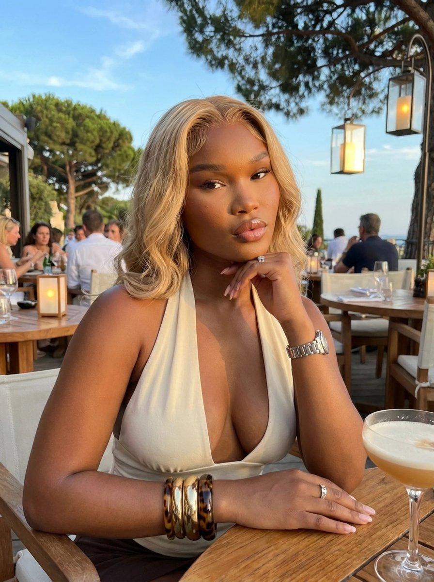 fearlessfemme59's tweet image. Golden hour fits better than any filter.🌅✨ #goldenhourglow #sunsetvibes #vacationmode #elegantstyle #summernights #ootd #alfresco #sunsetdining #goldenhourlight