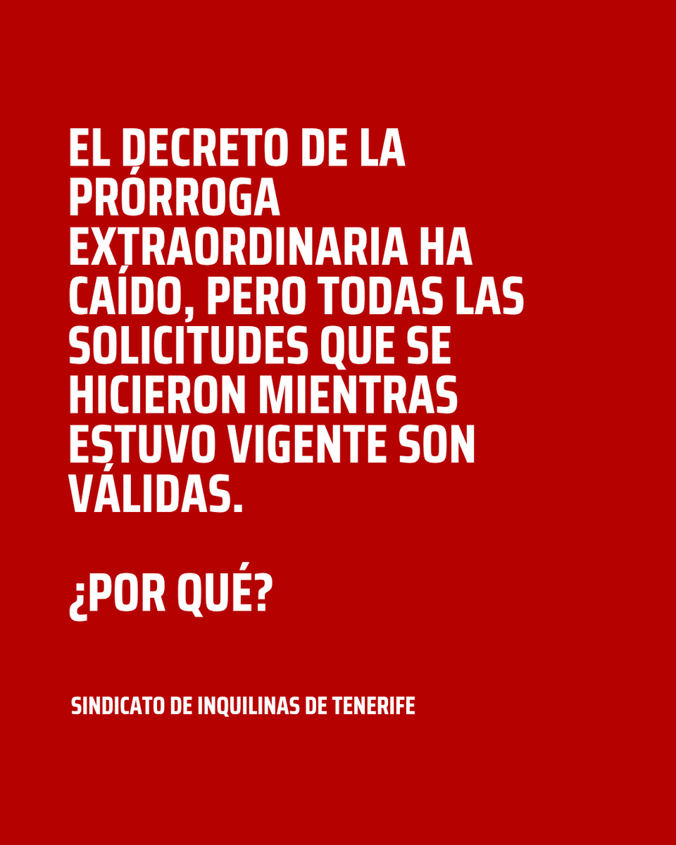Sindicato Inquilinas TF tweet media