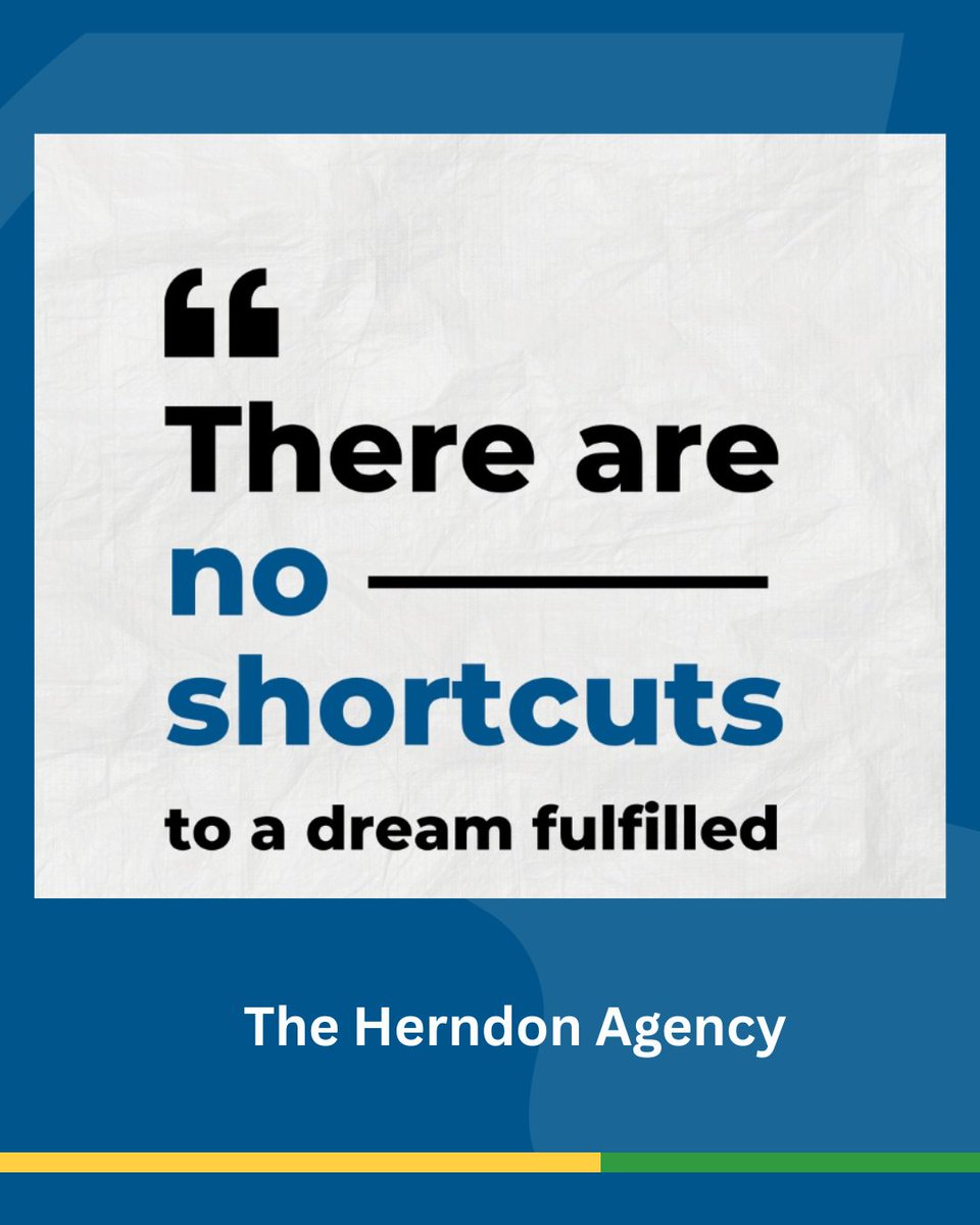 herndonagencies's tweet image. 💫Success isn’t easy, and there are no shortcuts to a dream worth reaching.
Stay locked in, keep showing up, and keep climbing. What you’re building is worth it. #HappyWednesday #MidWeek #TheHerndonAgency
