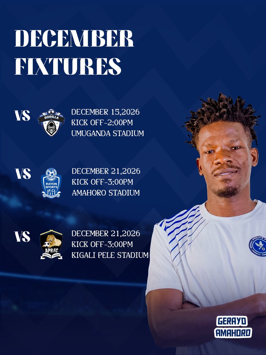 KefaCreate's tweet image. ⚽️ Concept Social Media Rebrand for Police FC
Bold. Clean. Professional.
Designed to bring more energy to football content online. 🔥
 not an official collaboration.
🎨 by @KefaCreate
⚽ @policefcrwanda
📩 Open for work.
#SportsDesign #FootballDesign #GraphicDesign #PoliceFc