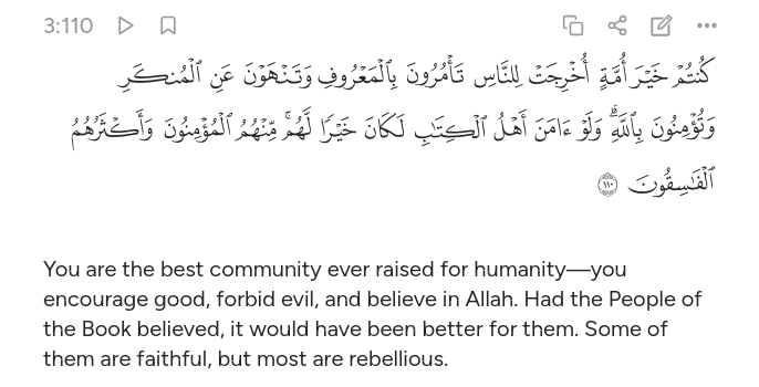 nour360's tweet photo. Is this verse of the Noble Quran saying that all the People of the Book were required to believe, and for someone to be counted as a believer they might be from any of the People of the Book?
More about the verse here
https://t.co/zQeN4ZWiYt https://t.co/IVHmAgbAdV
