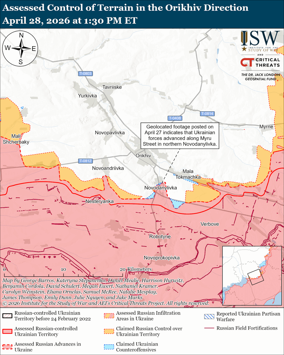 Institute for the Study of War tweet media