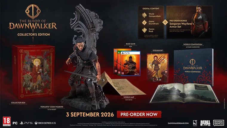 vagrantpistol's tweet image. Preorder done. Collectors edition all the way for me. 

#thebloodofdawnwalker #gamingcommunity #playstation #gamingnews