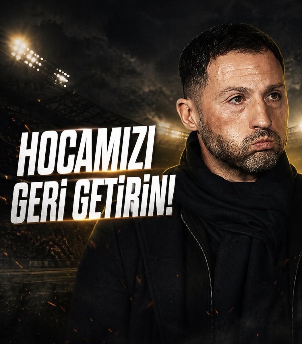 Hocamızı acilen geri getirin sezon sonuna kadar kalmalıdır .
#HocamızınYanındayız 
#tedescoistiyoruz