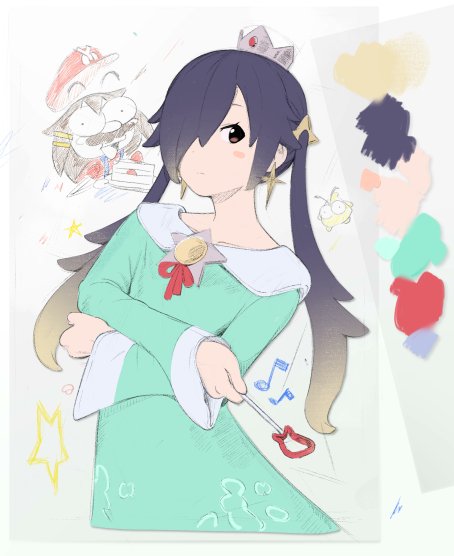 Justacean_'s tweet photo. K-ON! x Super Mario Galaxy https://t.co/NrlBKQLmLa