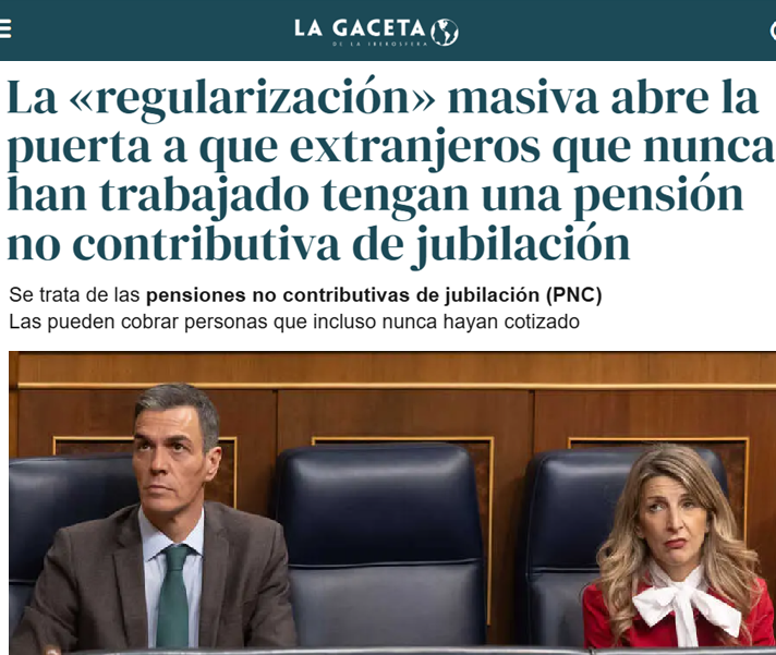 -Gobierno: "Vienen a pagar nuestras pensiones"

-Realidad: "Vienen a cobrar sus pensiones a costa nuestra"