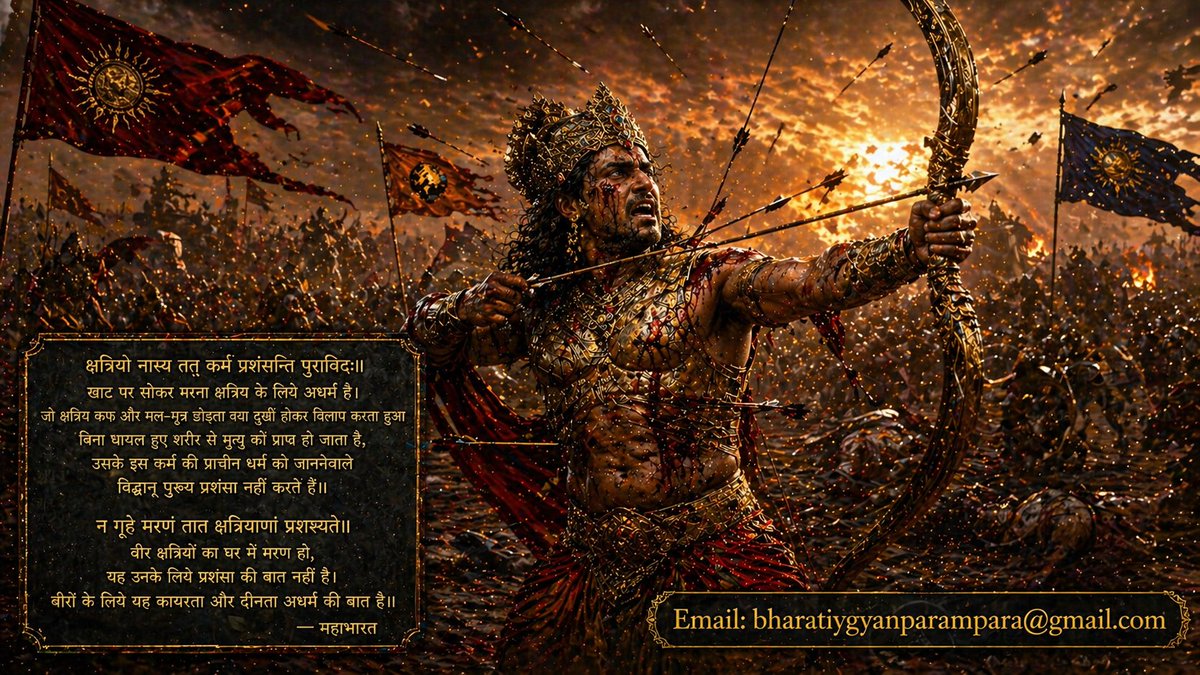 VGK108's tweet photo. श्रीमद्भगवद्गीता में जिस स्वधर्म-स्वकर्म-जातिधर्म-कुलधर्म-वर्णधर्म की अपार महिमा गाई गई है वह क्या है ? 
देखें गीता - 3.35, 18.41 से 18.47, 16.23, 16.24
(1/n) https://t.co/Yi5naGqyDN