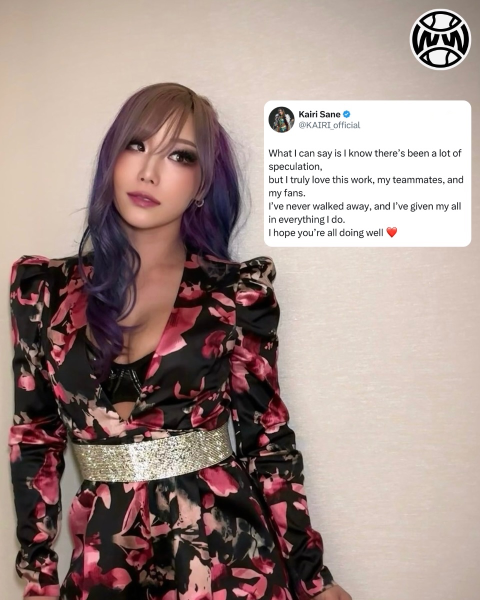 WrestlingWCC's tweet image. Kairi Sane addresses her WWE release 

“l've never walked away, and I've given my all in everything I do.”