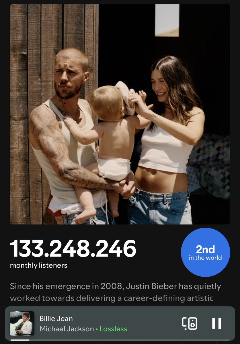 Michael Jackson y Justin Bieber salvando el 2026, eso, se siente que el mundo sana poco a poco.