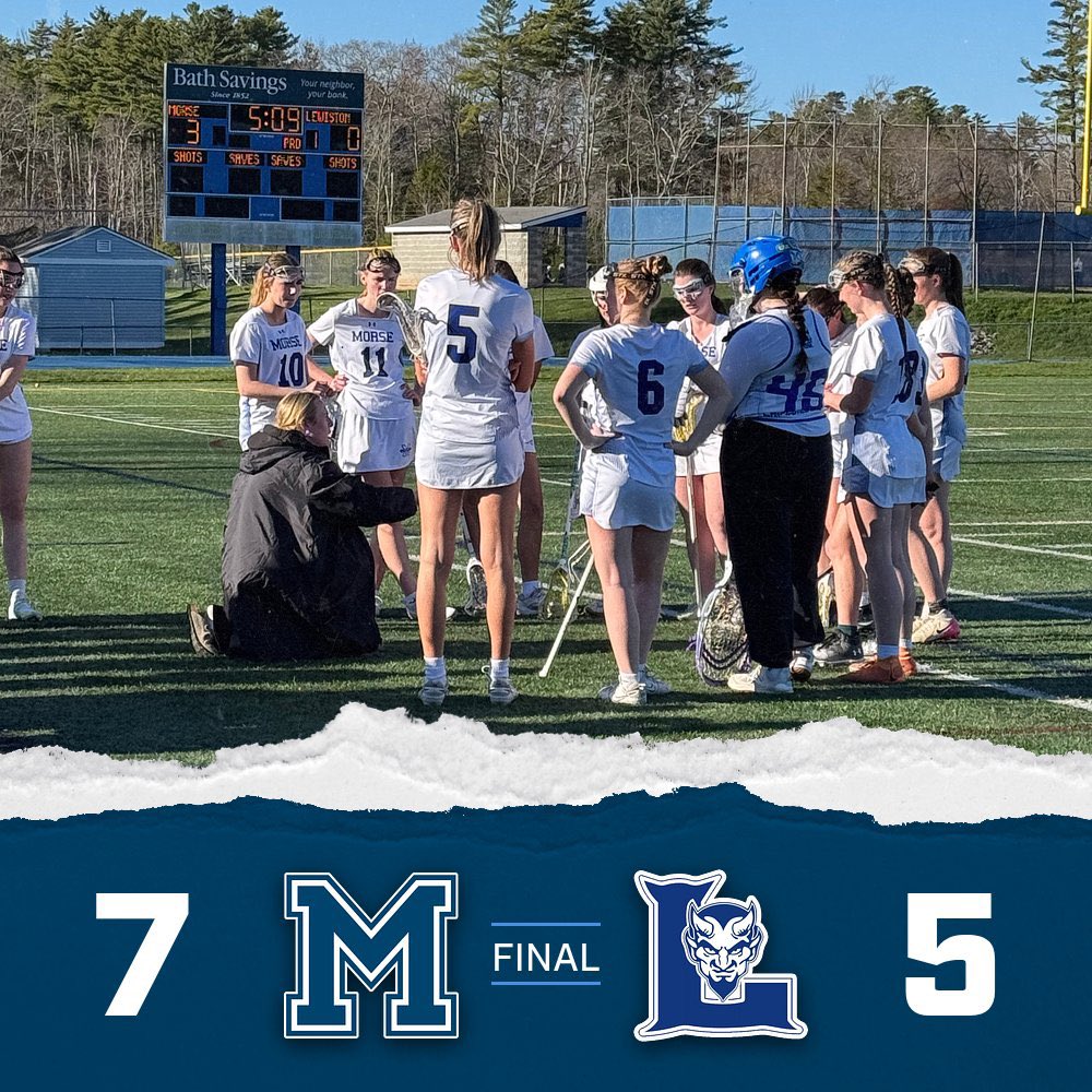 ShipbuildersAD's tweet photo. Girls Lacrosse picks up a nice win vs Lewiston this evening! Sophia Cunningham led the way with 3 goals and Sadie Cosgrove added 2 assists! 🥍 

Our JV team picked up a nice 11-6 win as well!

The ladies next game is scheduled for Thursday at Camden Hills!

#GoShipbuilders🔵⚪️ https://t.co/eC6oijQ00p