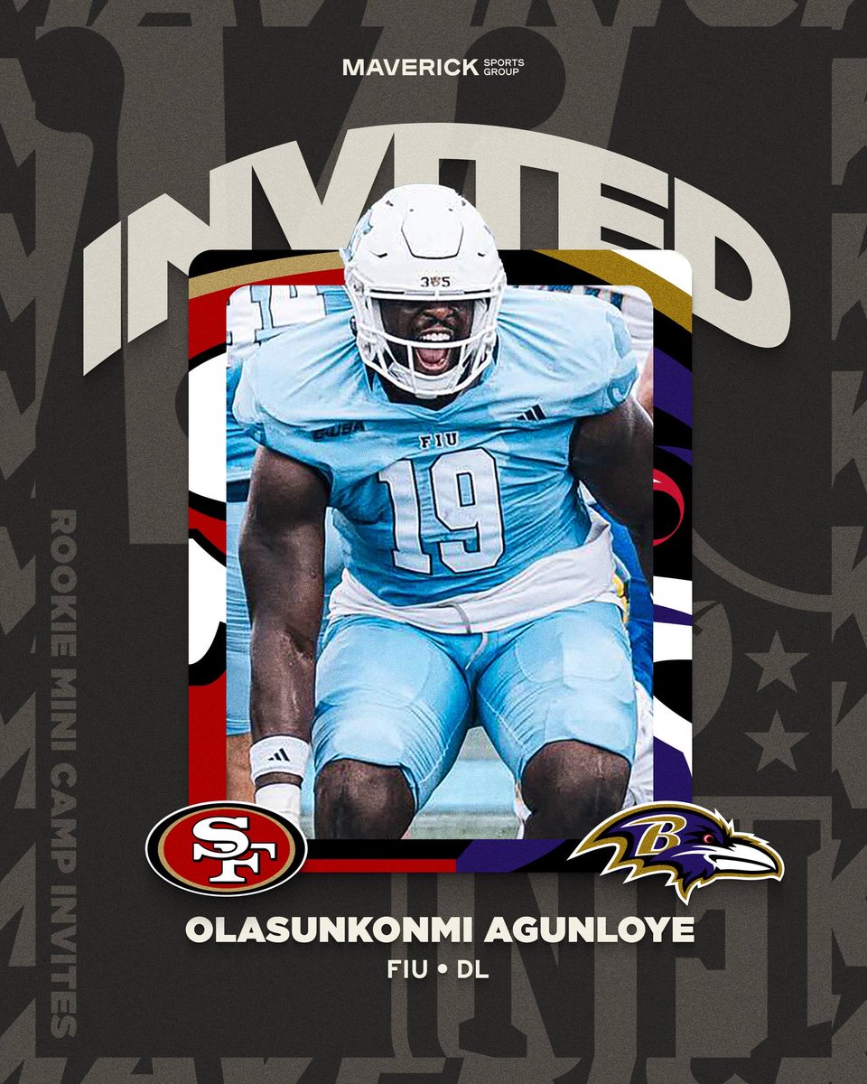 _mavericksports's tweet photo. CAMP BOUND!

Congrats @Sunkonmi_James on receiving Rookie Mini Camp Invites with the @Ravens and @49ers !

#MaverickSports x #NFL https://t.co/EO5jBCMFMj