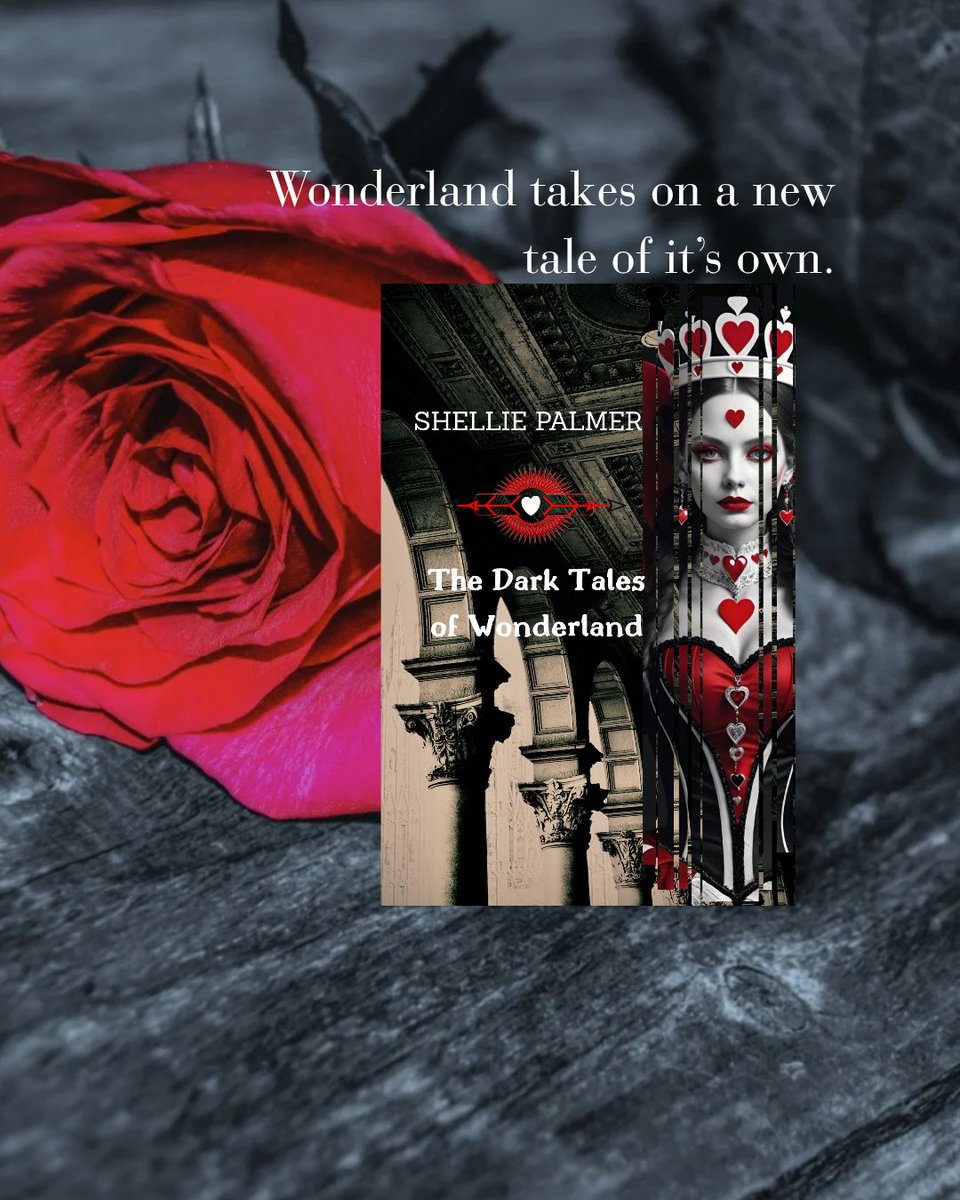 ShellieOfficial's tweet photo. It's officially here! The Dark Tales of Wonderland #bookcover and it's title. This isn't going to be your ordinary fairytale. #gothicbookcover #shortstory #twistedfairytale #gothicfantasy https://t.co/YQRKpoBblF