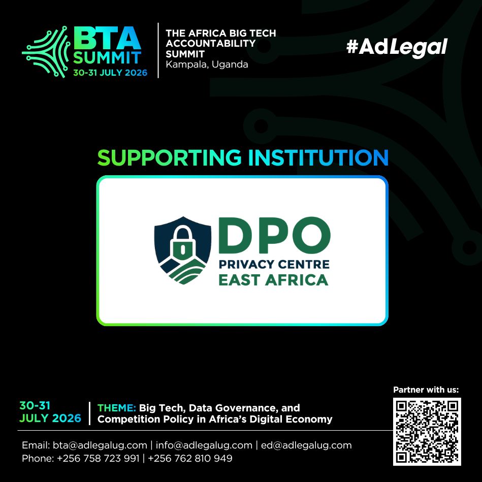 privacycentreea's tweet image. #Newupdate 🔴 | We are pleased to announce that we will be joining as a supporting institution to the Africa Big Tech Accountability (BTA) Summit 2026, convened by @AdLegalug  International and scheduled to take place in Kampala from 30th to 31st July 2026.

The Summit will