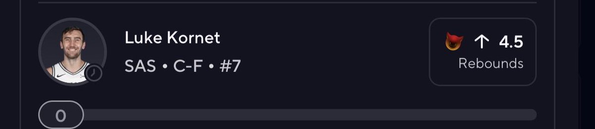 parlayval's tweet image. I think THIS SQUARE SHOULD GO GREEN ⤵️⛹🏾‍♂️

Luke Kornet OVER 4.5 Rebounds
Absolute smash spot vs POR—100% hit rate H2H and averaging 7+ boards. Minutes + matchup = easy path to 5 rebounds. Caught the Demon 

   #sportsbetting #GamblingTwitter #BettingTwitter #bettingtips