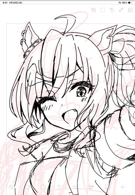 この女、やはり手に馴染む描き心地だ 