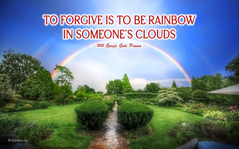 gede_prama's tweet image. To forgive is... #bali #love #peace #meditation #JoyTrain
bellofpeace.org
Photo courtesy: Pinterest