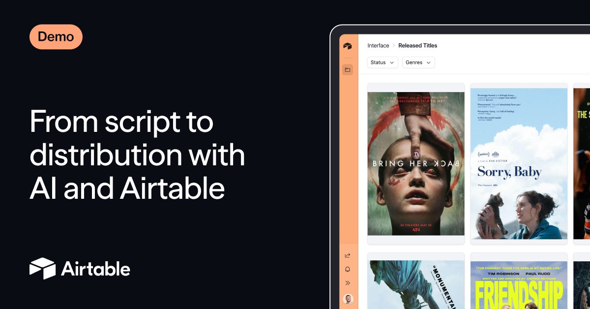 Airtable tweet media