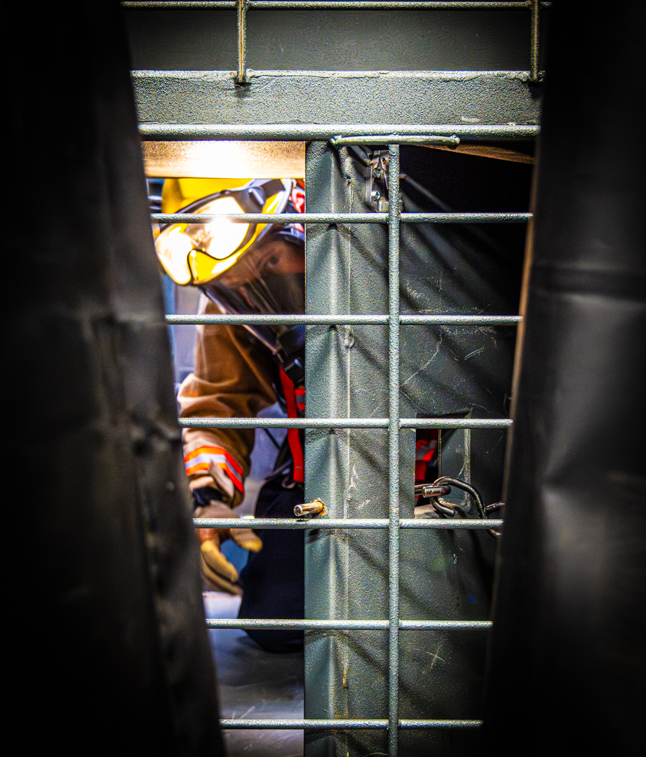 CityofHays's tweet image. Always ready. 🚒 The Hays Fire Dept. recently completed rigorous Confined Space Rescue training to hone their technical rescue skills. A big thanks to the KU Kansas Fire &amp;amp; Rescue Training Institute for bringing their mobile simulator to town! #HaysKS #FireTraining #HFD