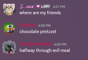KindofJaz's tweet photo. these idiots would rather fuel themselves than play flex with me. chuds. https://t.co/01dfuGxleV