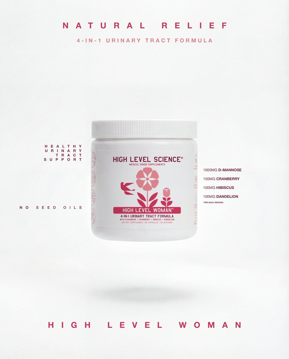 LiveHighLevel's tweet photo. Feeling cute and clean 👸🏼 The High Level Woman 4-in-1 Urinary Tract Formula, scientifically formulated for a happier urinary tract. https://t.co/XJ8hPwjJwm