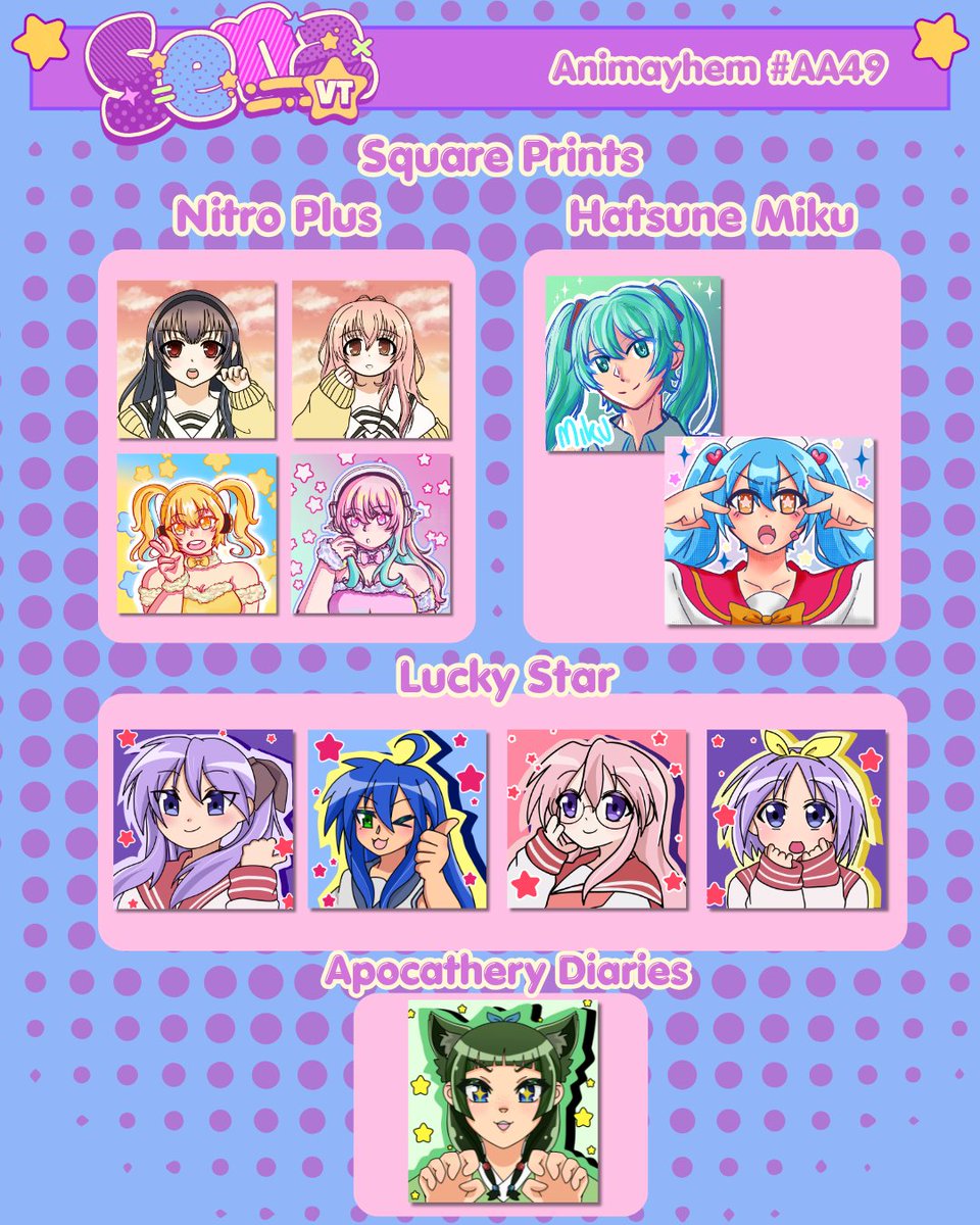 SenaamaVT's tweet photo. My prints for this weekend as well ✨️

2/2 https://t.co/2czmmx9ok4