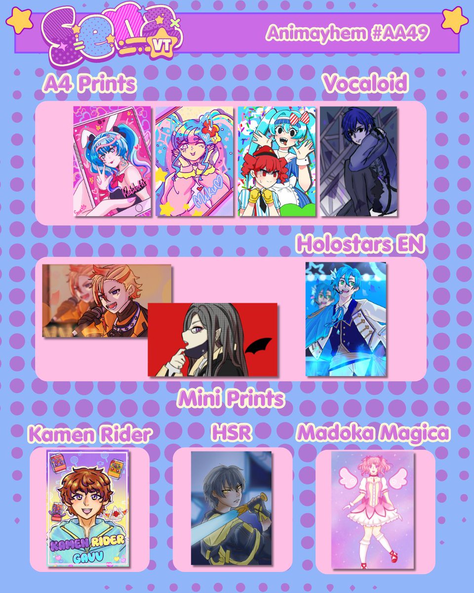 SenaamaVT's tweet photo. My prints for this weekend as well ✨️

2/2 https://t.co/2czmmx9ok4
