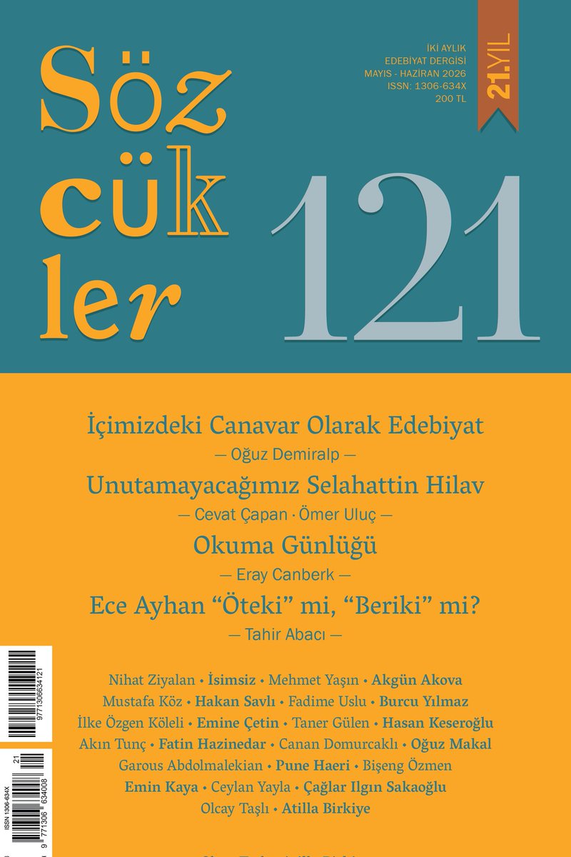 Sözcükler Dergisi tweet media